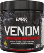 Pré-Treino Venom Underground Dark Lab 300g, Limão, Estímulo Físico e Mental